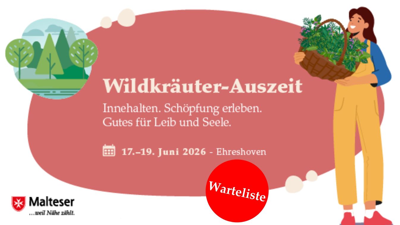 Wildkräuter Auszeit im Juni in Ehreshoven