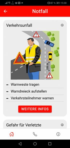 Beispielansicht: Verkehrsunfall