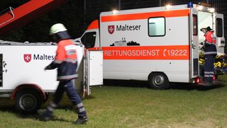 Malteser Bruchsal Schnelleinsatzgruppe im Einsatz