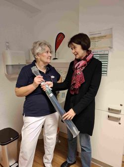 Zwei ehrenamtliche Ärzte und eine ehrenamtliche Zahnärztin aus der MMM Köln verabschiedet