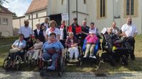 Gruppenfoto der Pilgergruppe