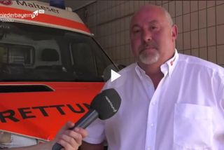 Screenshot vom Beitrag auf Niederbayern TV mit Daniel Bauer