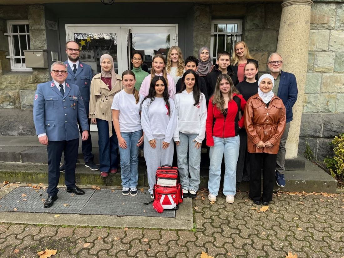 Schulsanitätsdienstteam vom THG in Recklinghausen