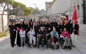 Gruppenfoto der Trierer Pilger und ihrer Betreuenden