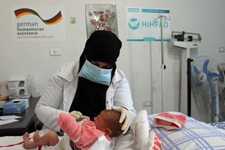 Intensivbehandlung für Kind in Syrien