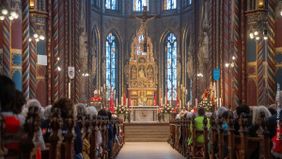 Höhepunkt des Tages war das feierliche Pilgerhochamt in der Basilika St. Marien mit Dr. Udo Markus Bentz, Erzbischof von Paderborn. 