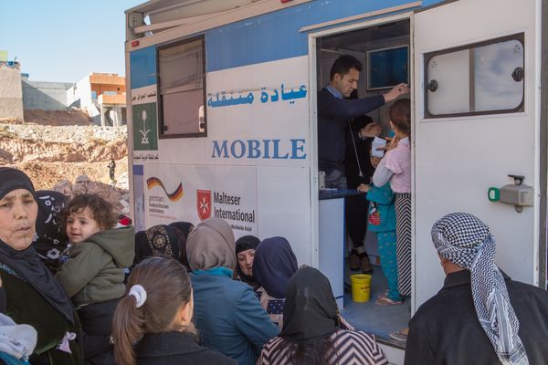 Mobile medizinische Klinik von Malteser International