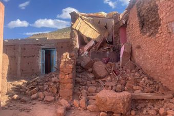 Zerstörung nach dem Erdbeben in Marokko. Foto: Malteser International