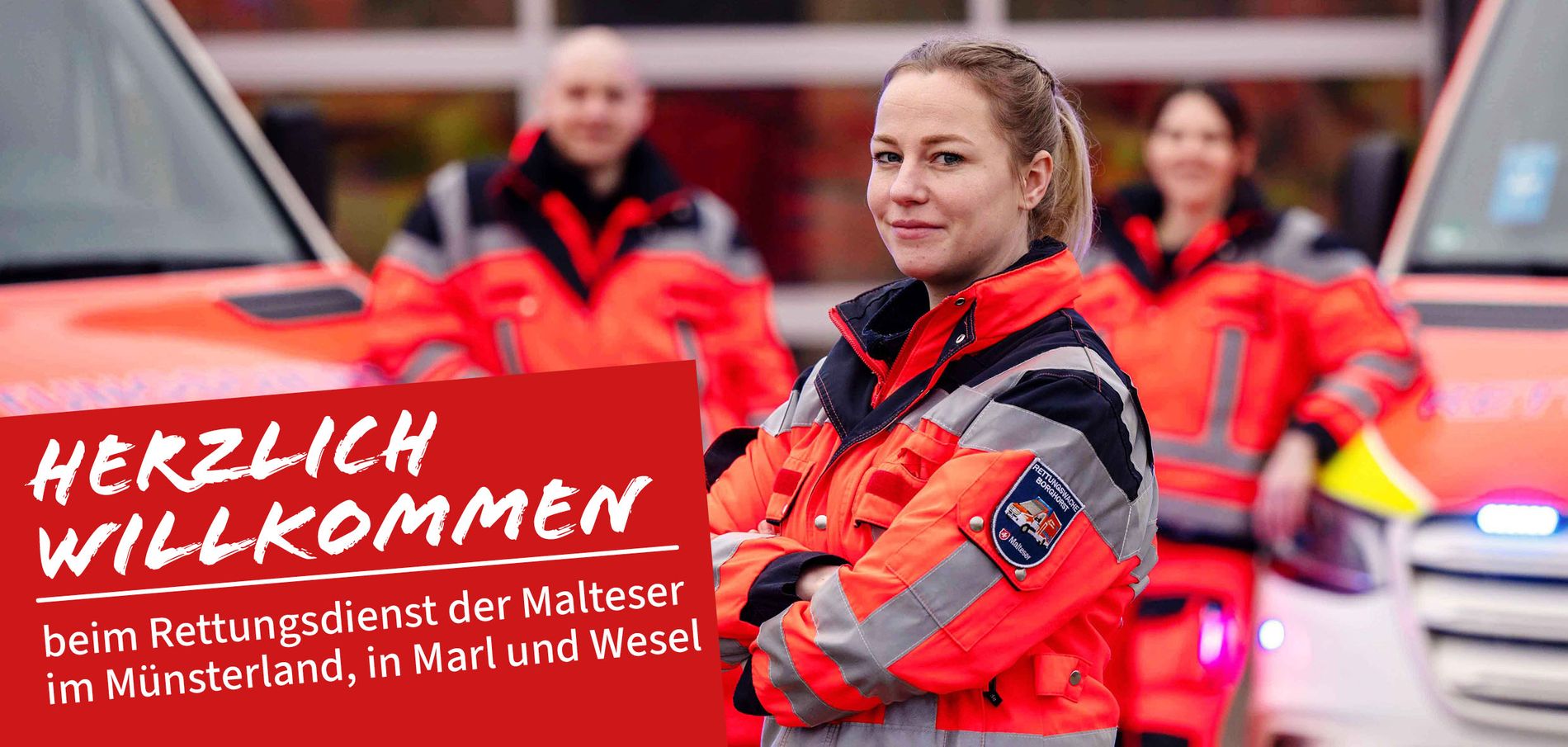 Herzlich Willkommen beim Rettungsdienst der Malteser im Münsterland