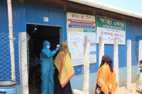 Hilfe im größten Flüchtlingscamp der Erde, Cox´s Bazar in Bangladesch. Foto: GK / Malteser International