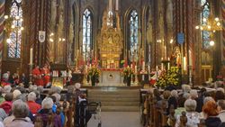 Blick in die Basilika in Kevelaer 