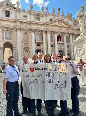Malteser Bruchsal gratulieren neuem Papst