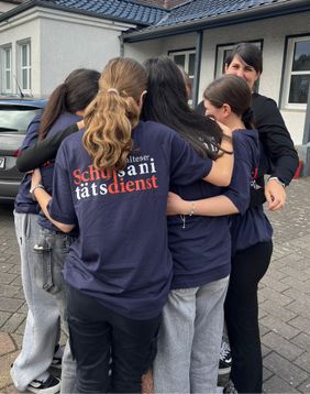 Gemeinschaft im Schulsanitätsdienst