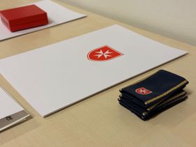 Urkunde der Malteser für die Berufung.