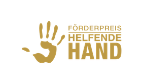 Logo des Förderpreises "Helfende Hand"