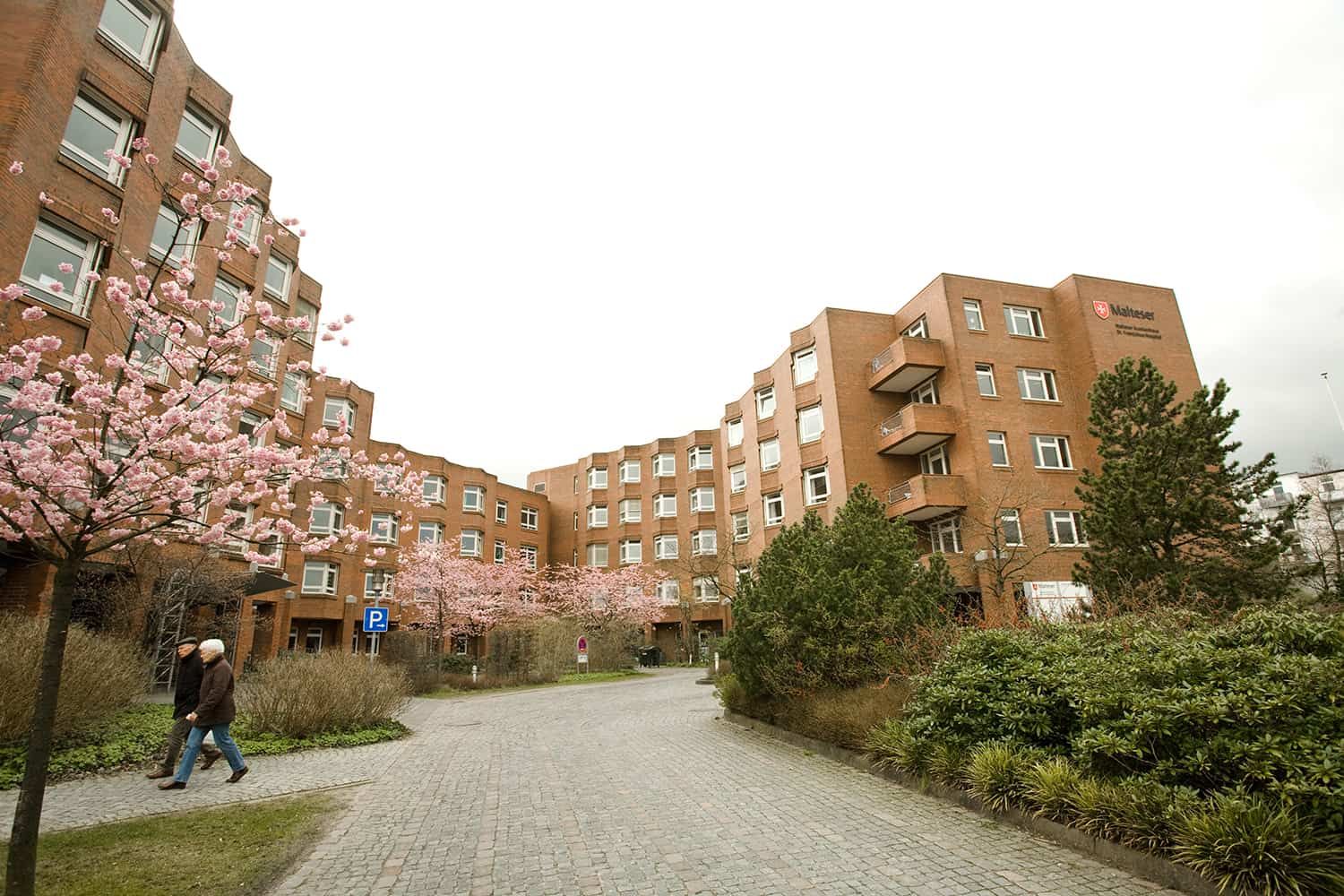 Hausansicht Malteser Krankenhaus St. Franziskus-Hospital, Flensburg