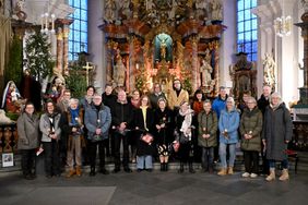 Gruppenbild aller neuen Ehrenamtlichen