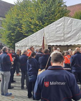 Malteser der Diözesen Erfurt und Magdeburg bei der Sternwallfahrt in Fulda