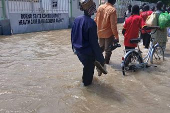 Überflutungen in Nigeria. Foto: Malteser International