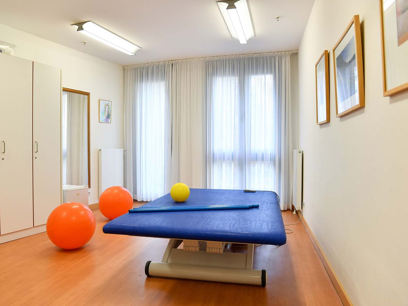 der Physioraum des Malteserstift St. Nikolaus in Duisburg 