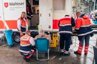  Sanitätsdienst in der Stadt auf dem Katholikentag 2024 in Erfurt