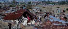 Die Zerstörung ist allgegenwärtig in dem vom Tsunami und den Erdbeben betroffenen Gebieten. Foto: reuters/Beawiharta