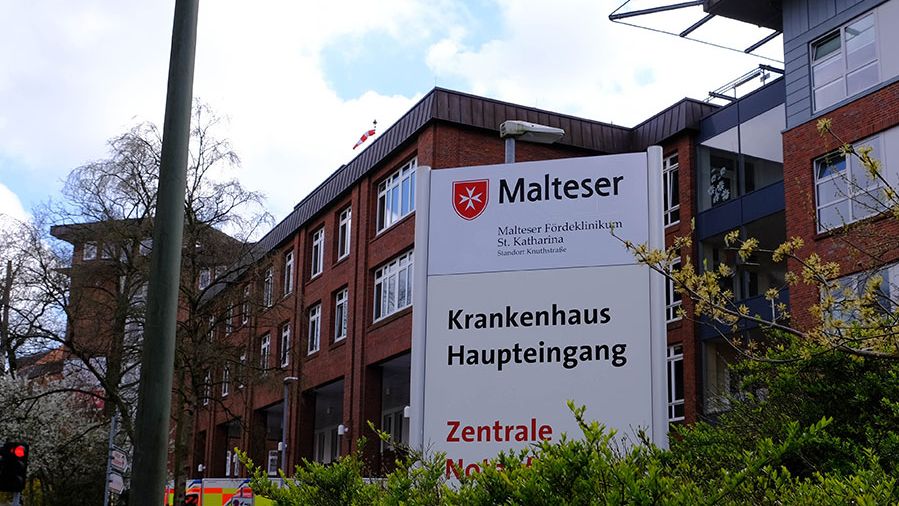 Hausansicht Malteser Fördeklinikum St. Katharina Knuthstraße