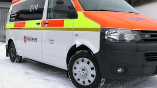 Screenshot vom Beitrag auf Niederbayern TV mit dem Herzenswunsch Krankenwagen