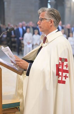 Prof. Dr. Wolf spricht im Speyerer Dom.© Bistum Speyer / Foto: Klaus Landry 