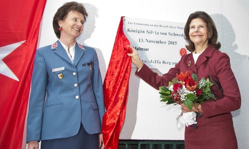 Königin Silvia von Schweden besucht das MalTa in München