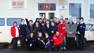 Gruppenfoto in Baira Mare