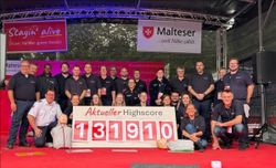 131.910-mal wurde auf der Bühne der Malteser beim NRW-Tag in Münster kräftig und vor allem richtig gedrückt.