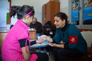 Aufbau eines Gesundheitszentrums für Flüchtlinge und Gastgemeinden