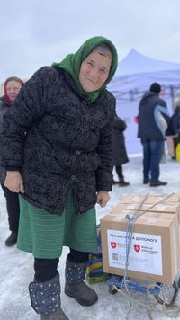 Lebenswichtige Hilfe im strengen Winter der Ukraine. Foto: Malteser Ukraine