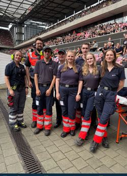 Unterstützung beim Tote Hosen Konzert