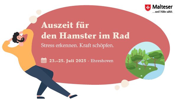 Auszeit für den Hamster im Rad in Ehreshoven vom 23.07 - 25.07.2025