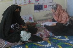 Health and nutrition for people displaced by conflict