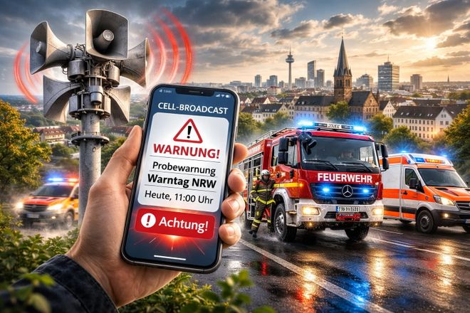 Darstellung der Warnung in einer KI Grafik