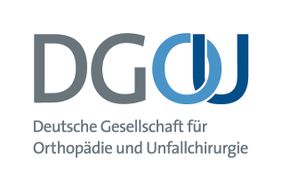 Logo der Deutschen Gesellschaft für Orthopädie und Unfallchirurgie mit den Buchstaben DGOU.