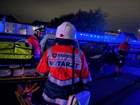 Einsatzkräfte des Malteser Hilfsdienstes bei einer Übung