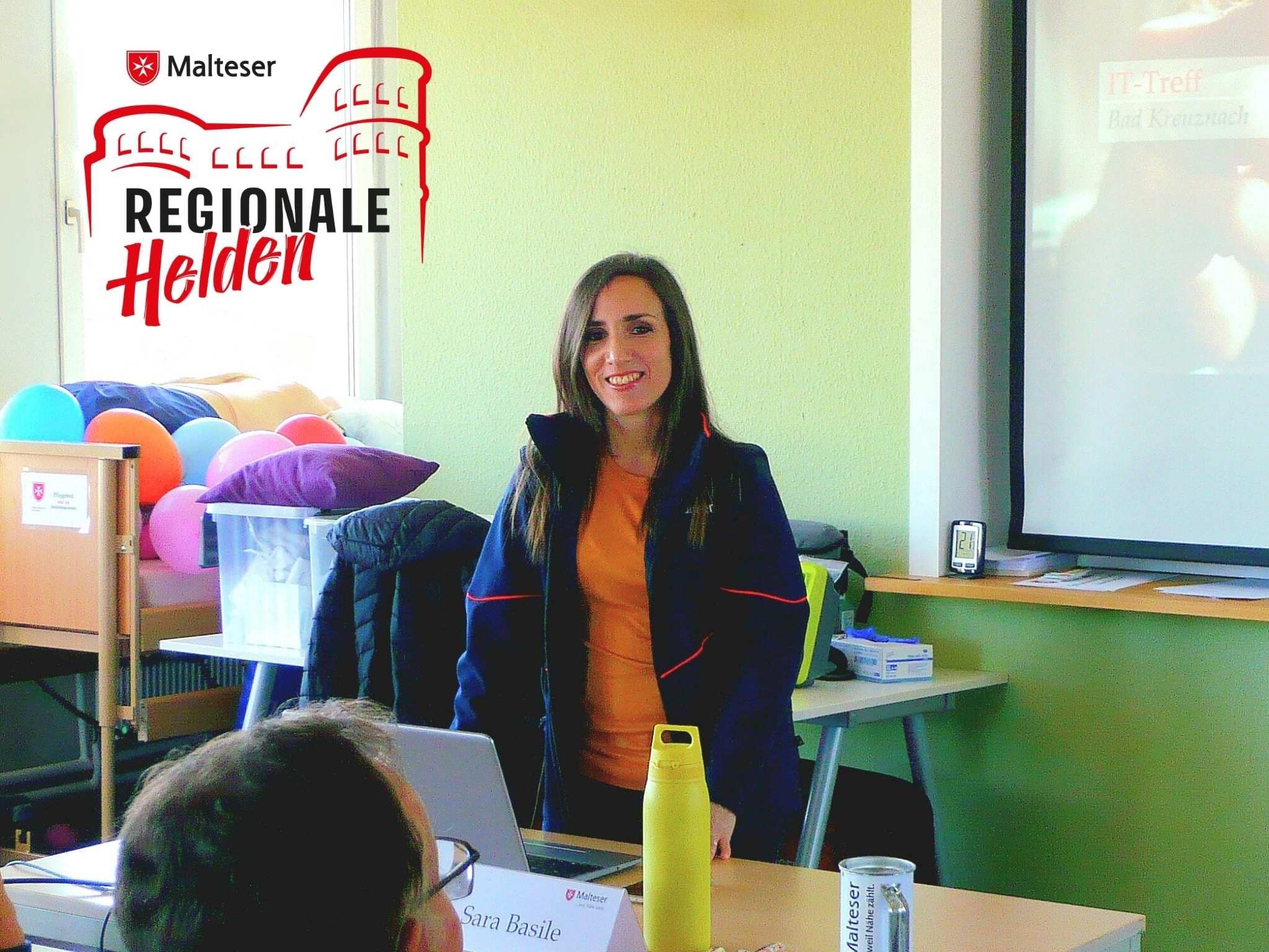 Sara referiert beim IT-Treff