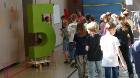 Kinder beim Kennenlernnachmittag 2025 am LFG