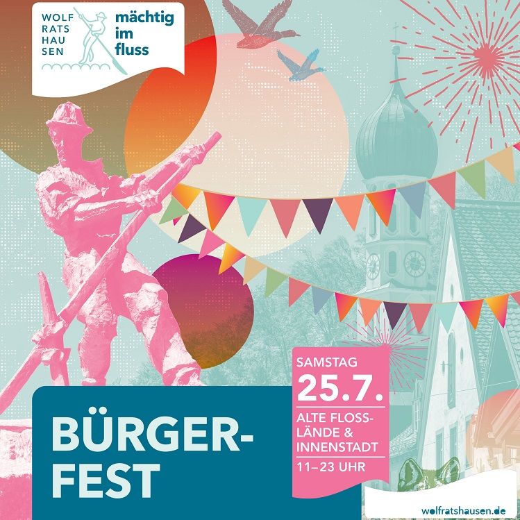 Plakat zum Bürgerfest 2026