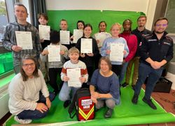 Gruppenbild der Schüler der Marcusallee