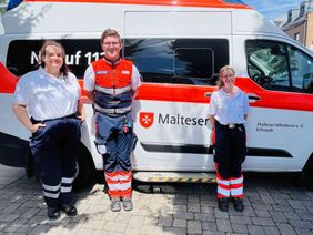 Der Sanitätsdienst des Stadtfests wurde vom Malteser Hilfsdiensts gestellt