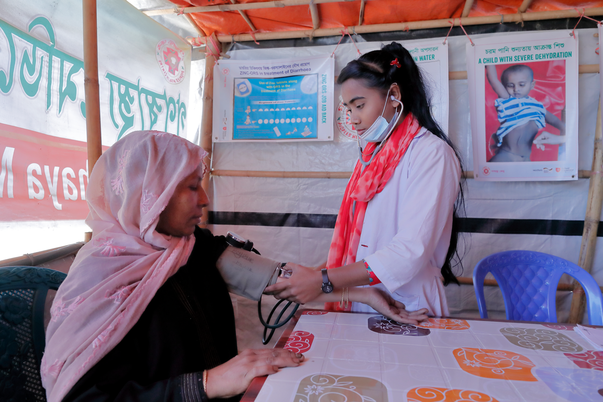 Gesundheitsversorgung für geflüchtete Mütter und Kinder in Bangladesch