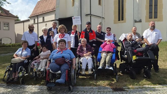 Gruppenfoto der Pilgergruppe