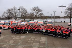 172 Malteser leisteten am Rosenmontag in Mainz in Summe über 1720 Stunden Sanitätsdienst. Foto: Kay Krumbein