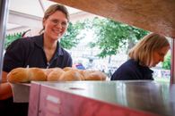 Katholikentag 2022 - Am Malteser Stand auf der Caritas-Meile