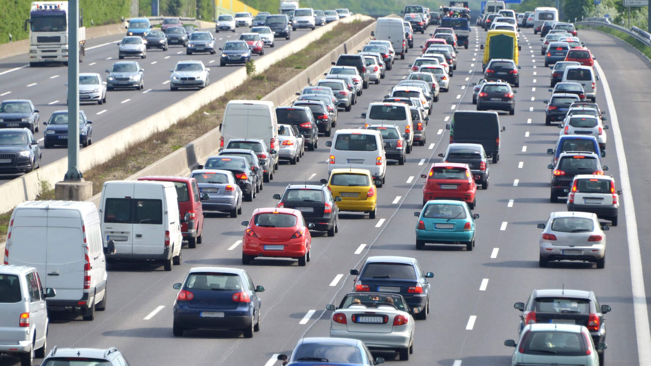 Autos auf der Autobahn